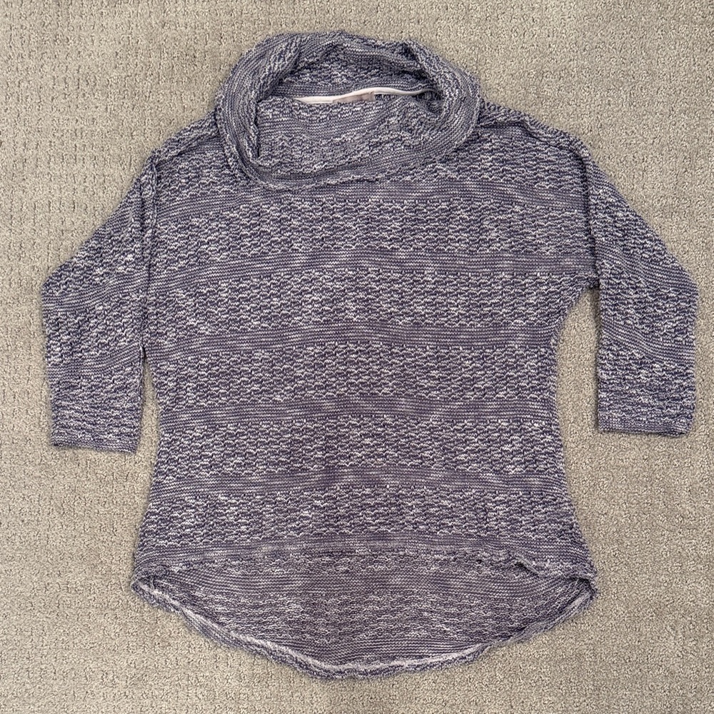 Cozy Gray Cowl Neck Sweater